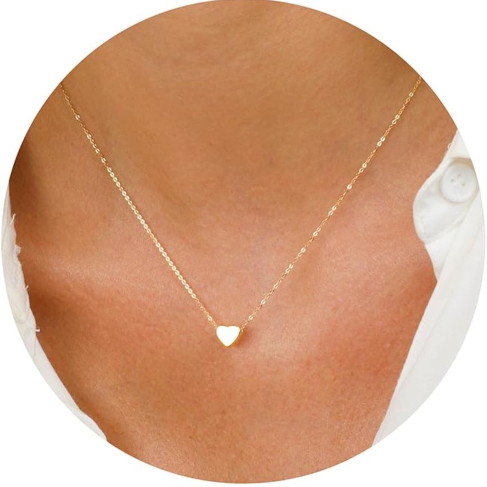 NWT Dainty Gold Necklace for Women - 14K Gold/White Gold Plated